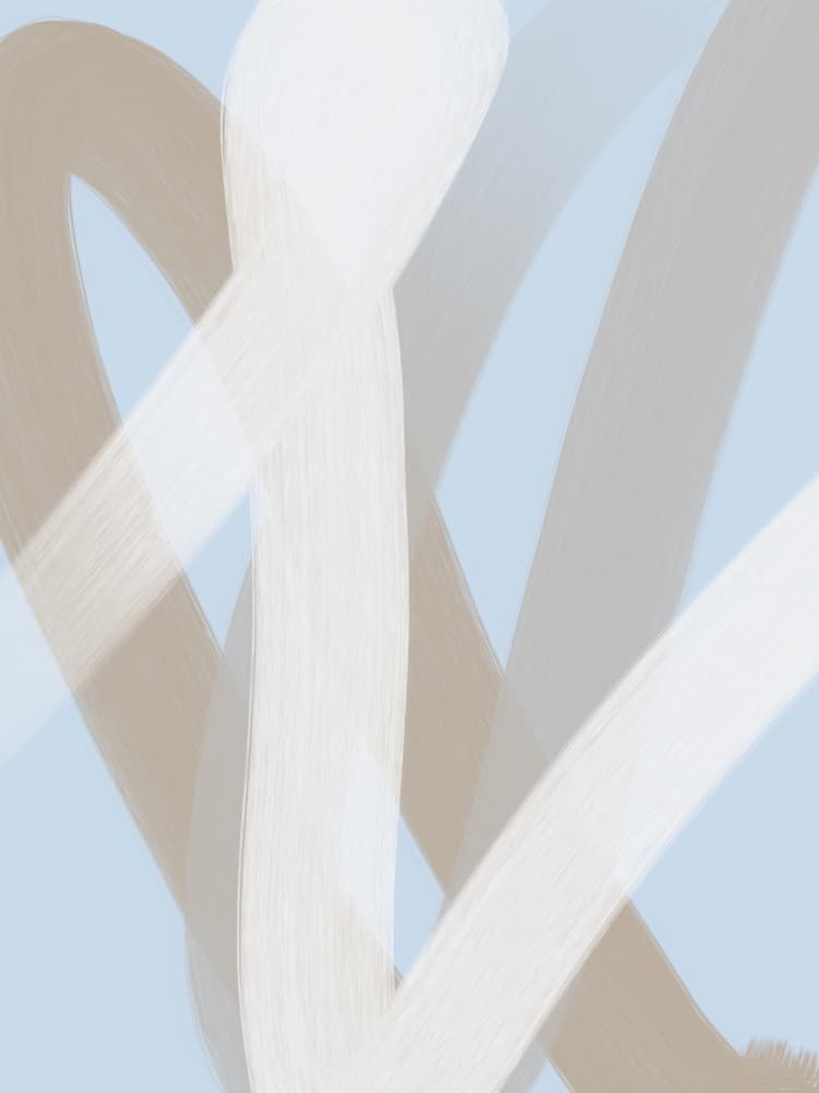 Gentle Flowing Lines by Studio Palette — canvas wall art