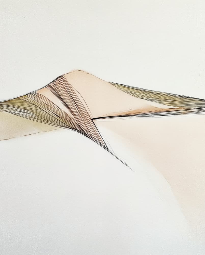 Abstract Dune Landscape by Alma — canvas wall art