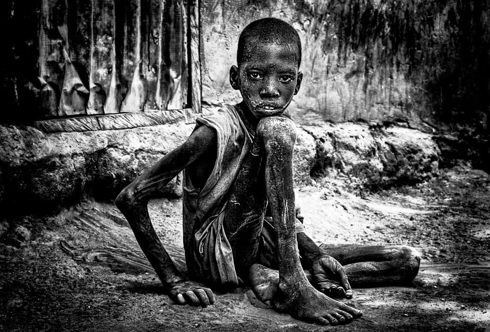 Intense Young Gaze by Joxe Inazio Kuesta Garmendia — canvas wall art