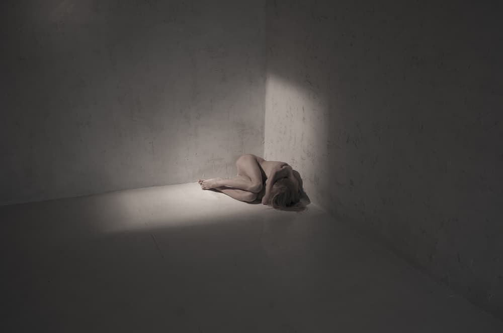 Woman In Solitude by Yaroslav Vasiliev-Apostol — canvas wall art