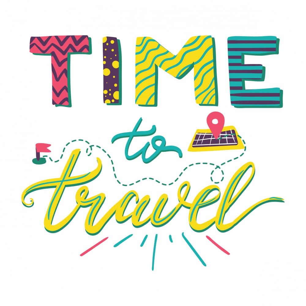 Time to Travel Wanderlust by Marika Barsrsind β canvas wall art