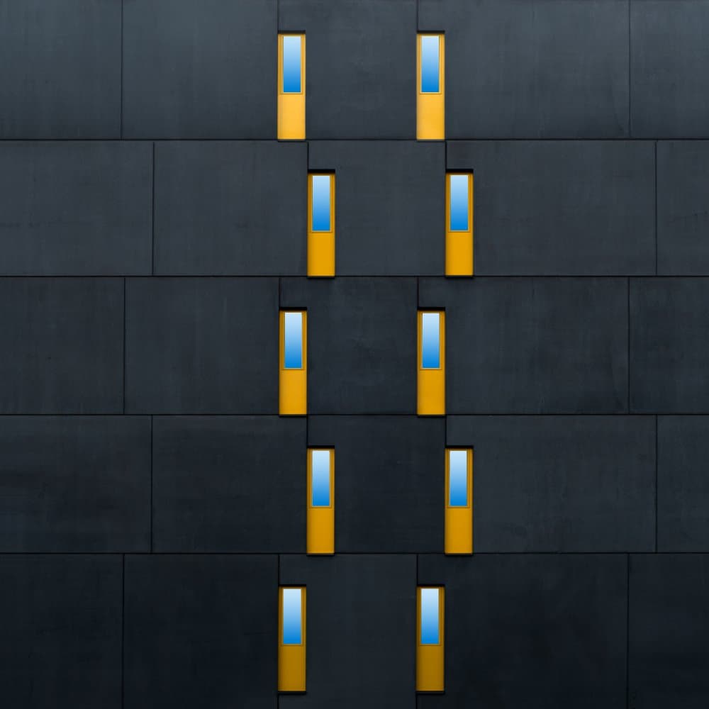 Modern Facade Windows by Rolf Endermann — canvas wall art