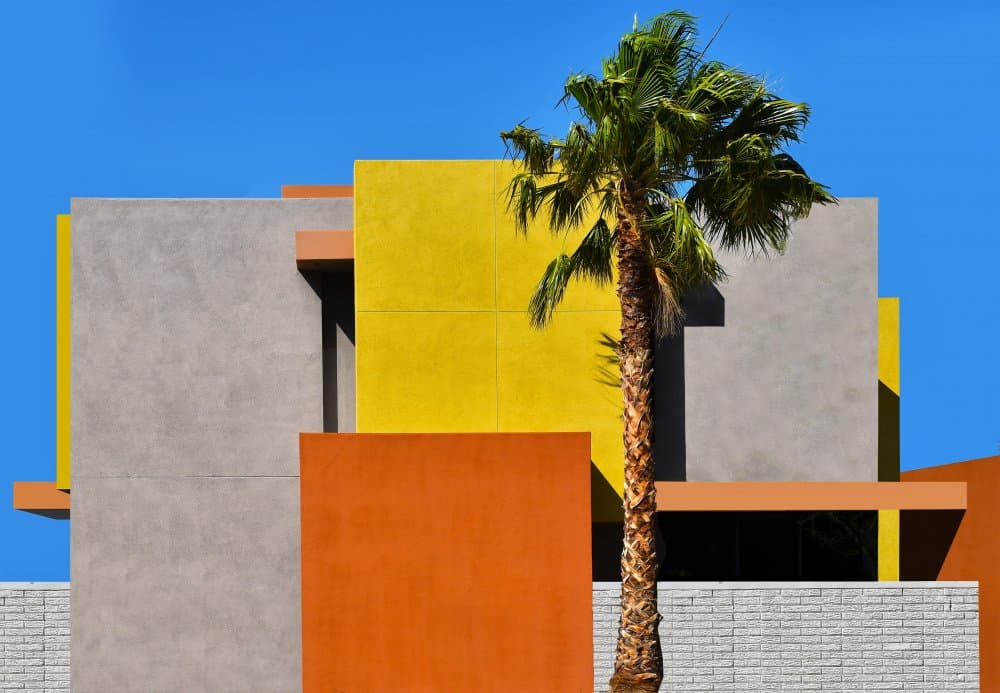 Colorful Desert Modernism by Arnon Orbach — canvas wall art