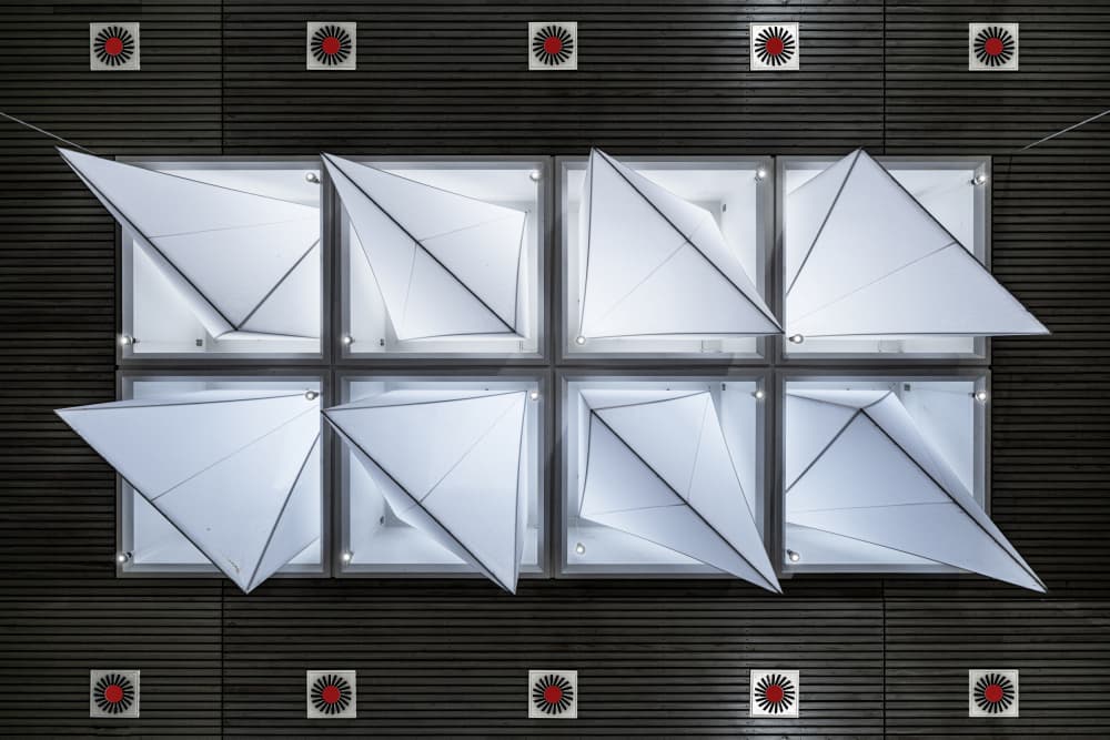 Modern Geometric Lighting by fotomarion — canvas wall art