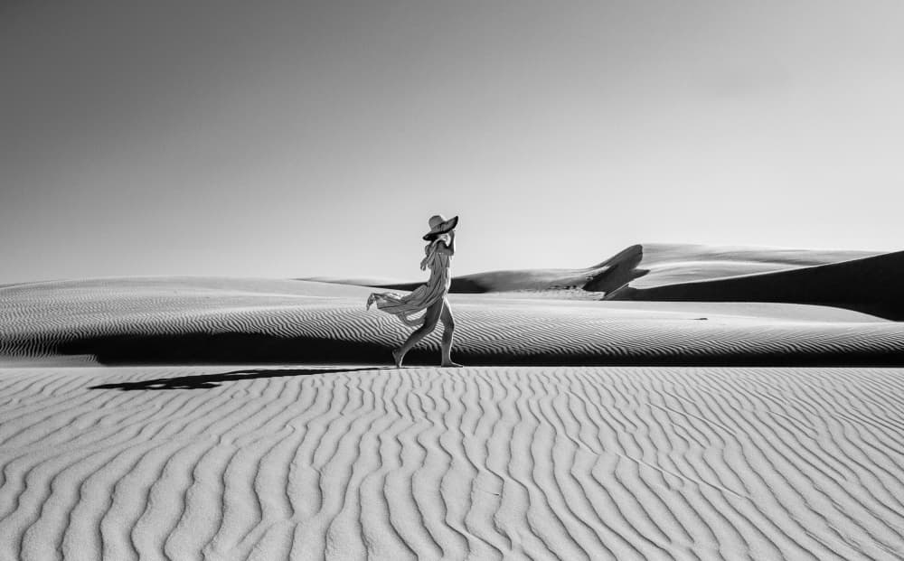 Desert Sands Freedom by Dianne Mao — canvas wall art