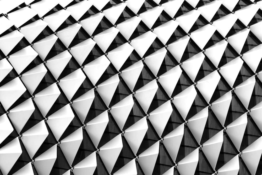 Geometric White Shadows by Hans-Wolfgang Hawerkamp — canvas wall art