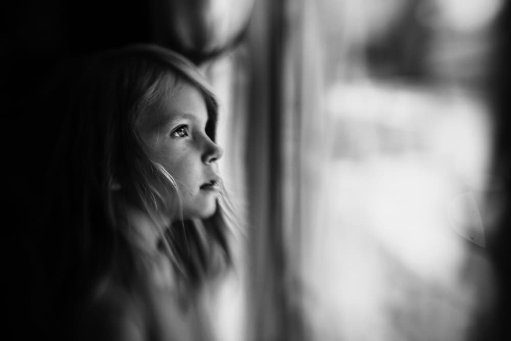 Pensive Young Girl by Kapuschinsky — canvas wall art