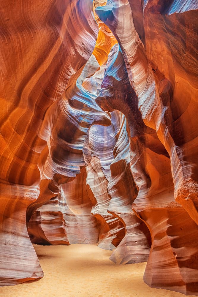 Vibrant Slot Canyon Walls by Jeffrey C. Sink — canvas wall art