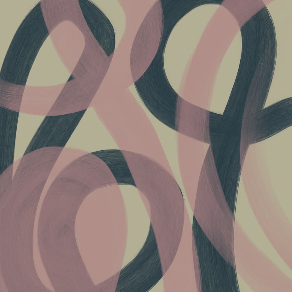 Flowing Abstract Curves by Studio Palette — canvas wall art