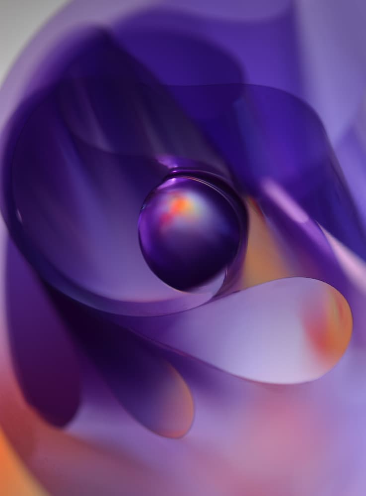 Ethereal Purple Orb by Heidi Westum — canvas wall art