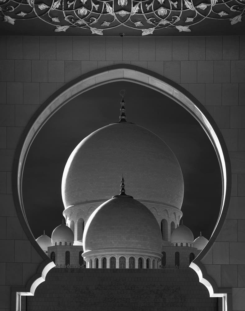Mosque Domes and Arches by Ahmed Thabet — canvas wall art