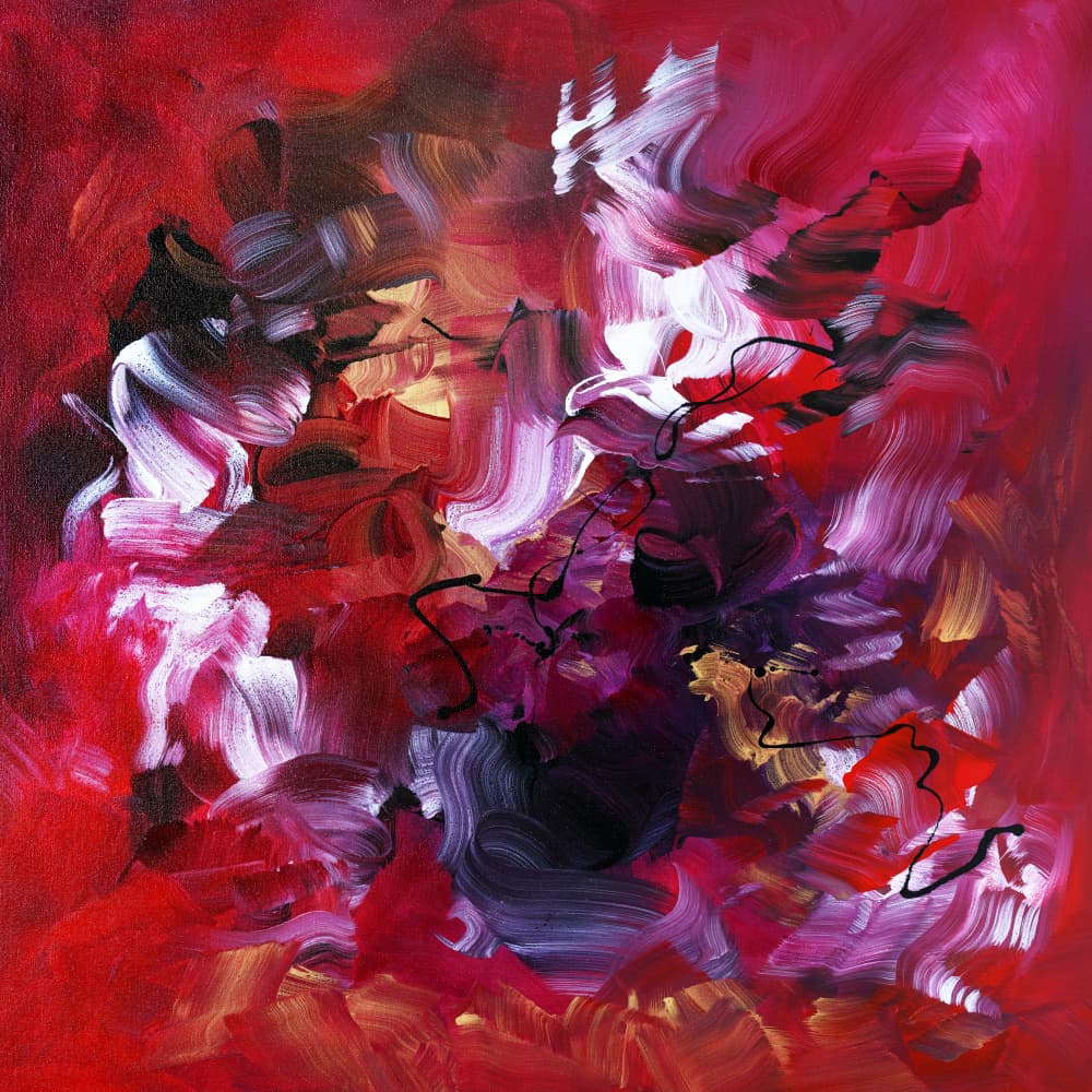 Passionate Fluid Abstract by Paresh Nrshinga FRSA — canvas wall art