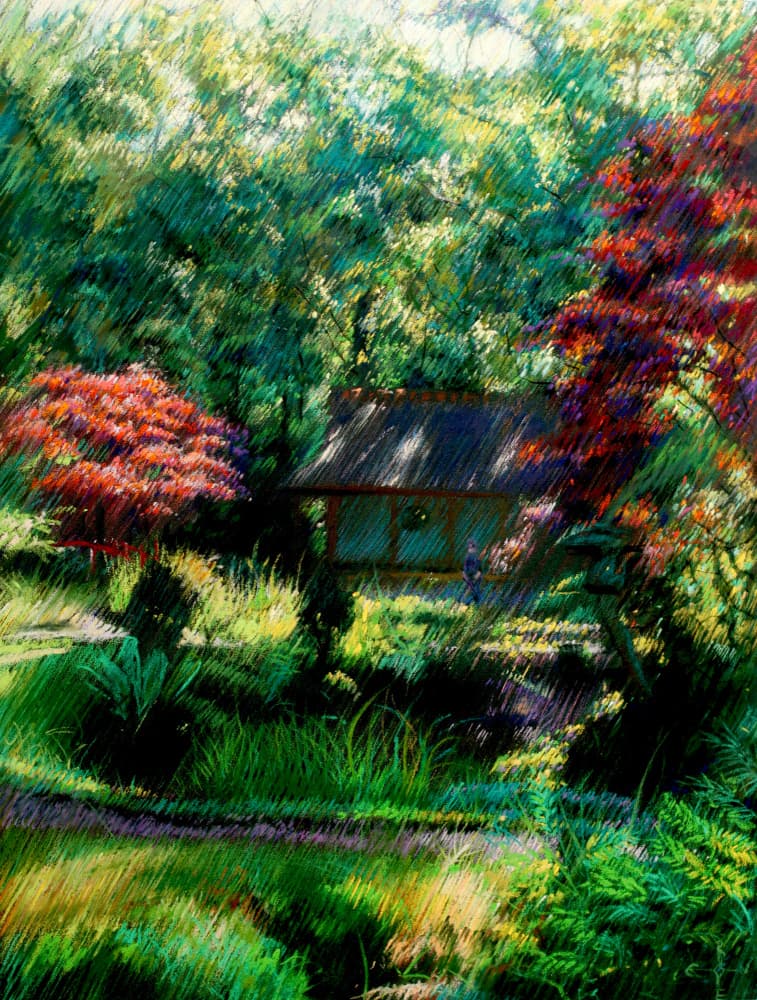 Japanese Garden 2 (2014) by Corné Akkers — canvas wall art