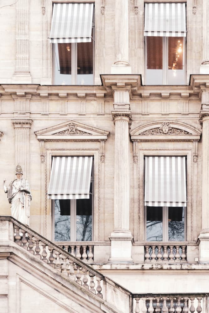 Parisian Stone Awnings by Talitha McQueen — canvas wall art