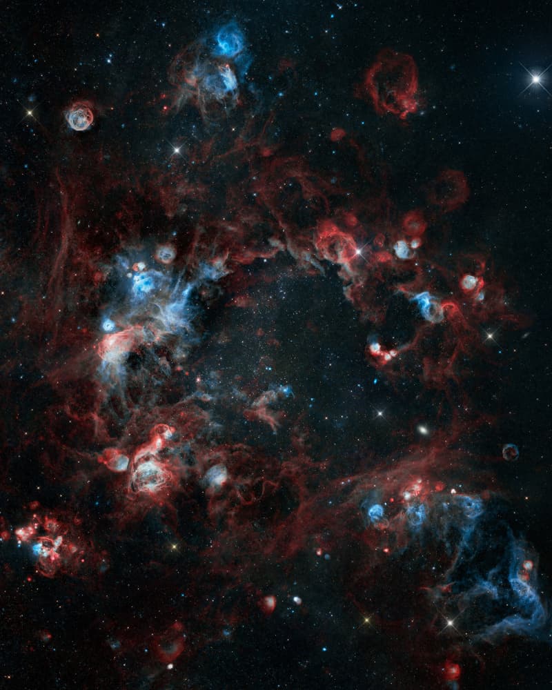 Cosmic Nebulae by Vikas Chander — canvas wall art