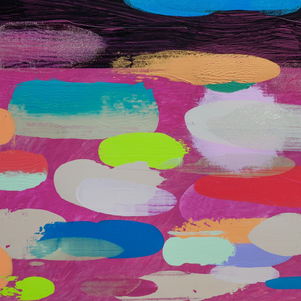 Vibrant Abstract Brushstrokes by Diana Jahns — canvas wall art