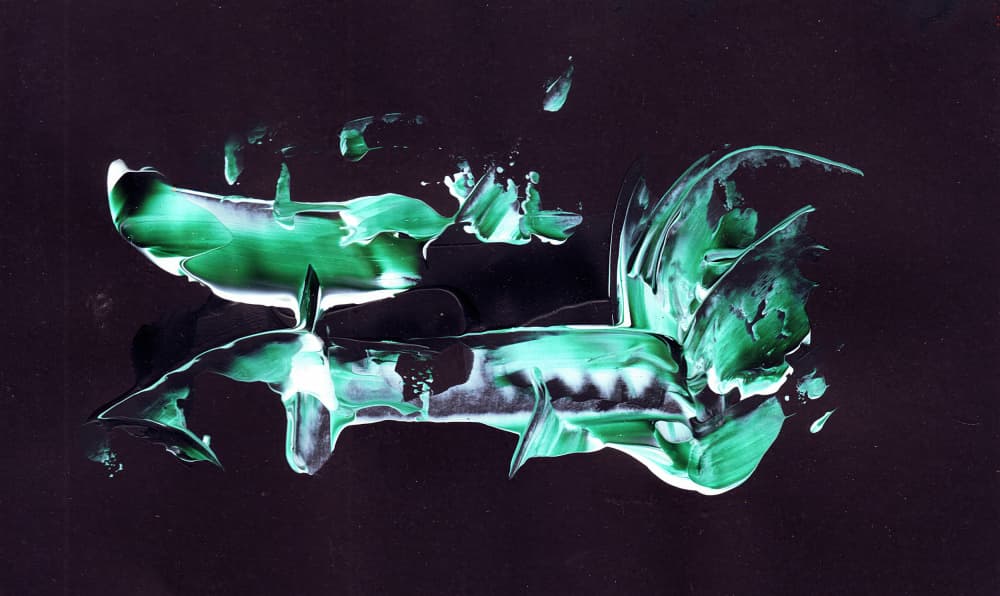 Vibrant Green Flow by Rafal Kulik — canvas wall art
