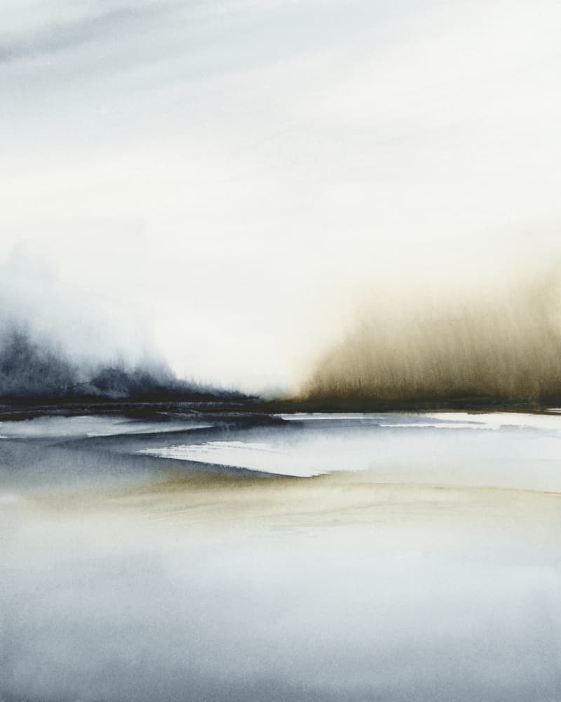 Abstract Misty Landscape by Rachel Elise — canvas wall art