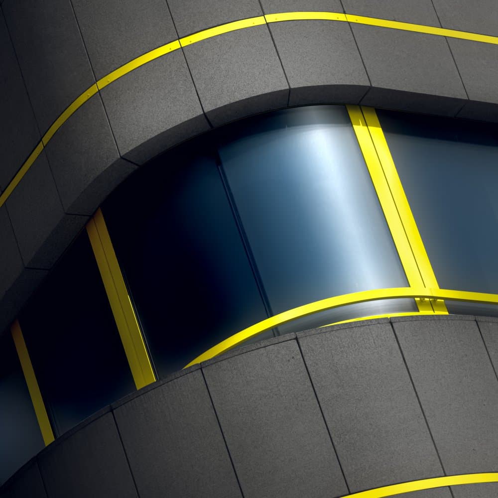 Curved Yellow Lines by Marc Huybrighs — canvas wall art