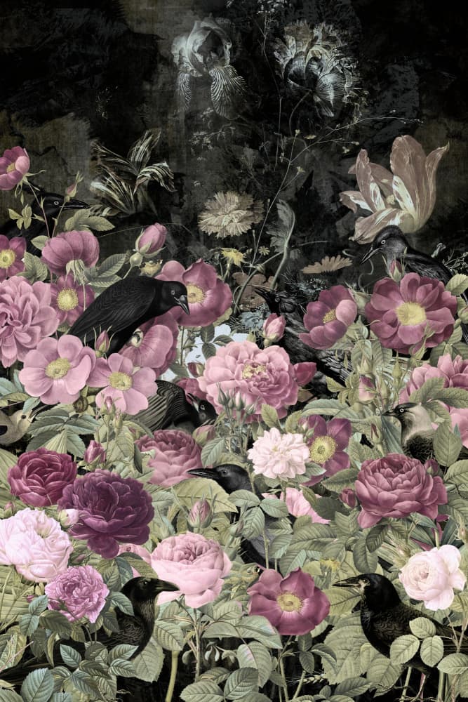 Gothic Rose Garden by Simon Goggin — canvas wall art