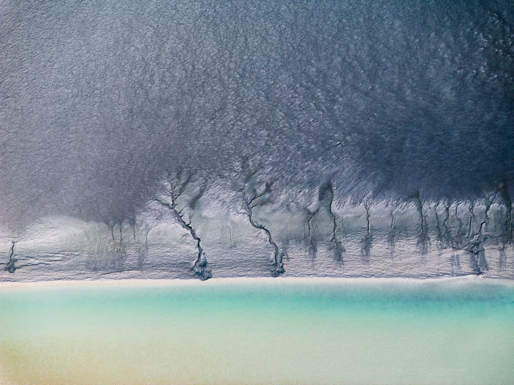 Coastal Blue Textures by Hsiao-Yang Fei — canvas wall art