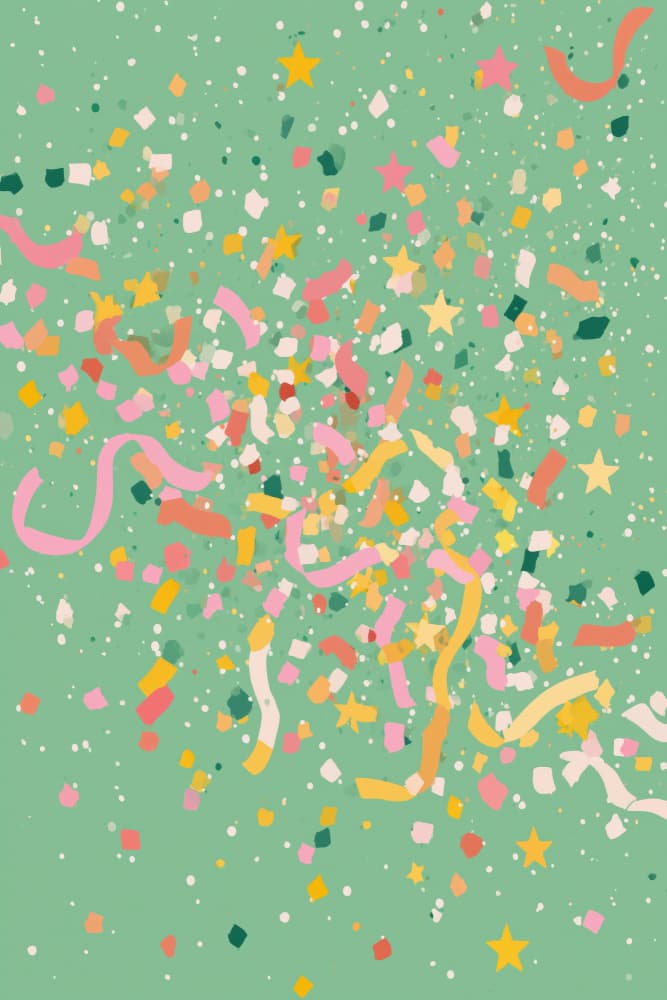 Coolconfetti by Treechild — canvas wall art