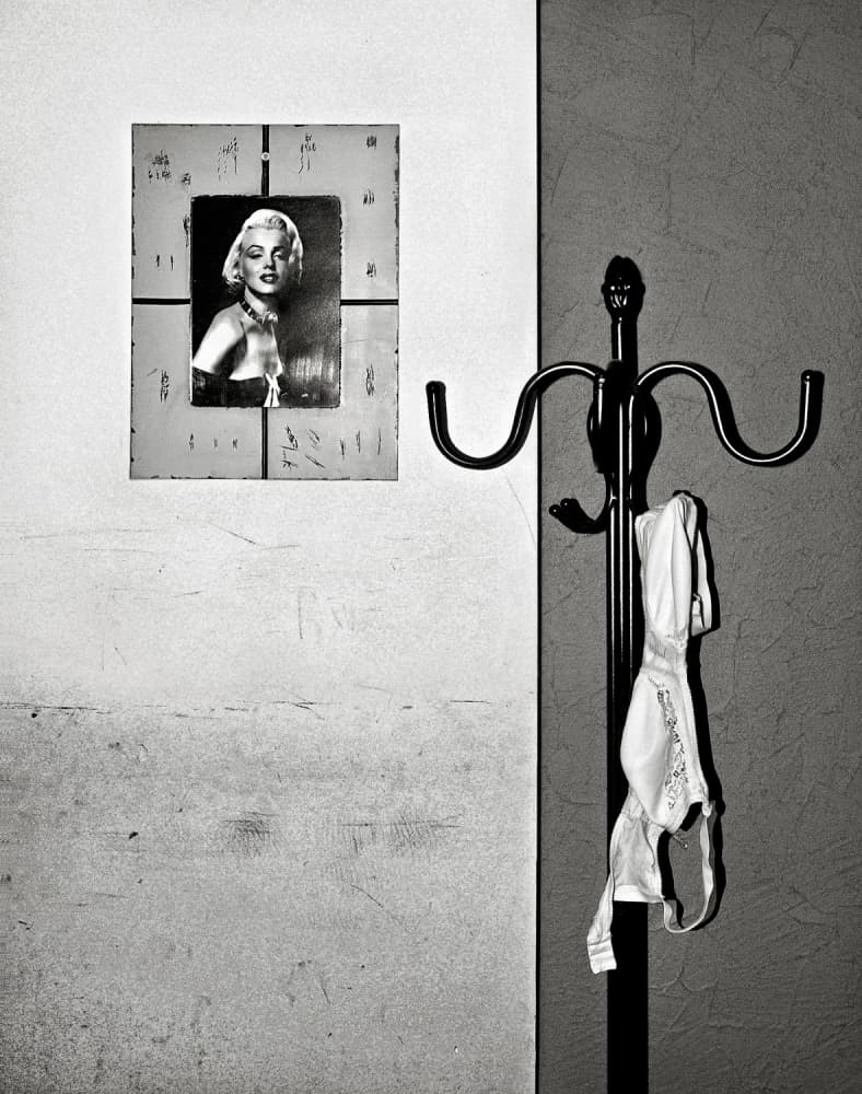 Marilyn Monroe And Lingerie by Darko Cuder — canvas wall art