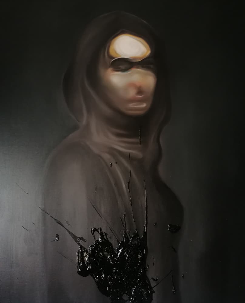 Hooded Figure Deep Emotion by Stefano Mazzolini — canvas wall art