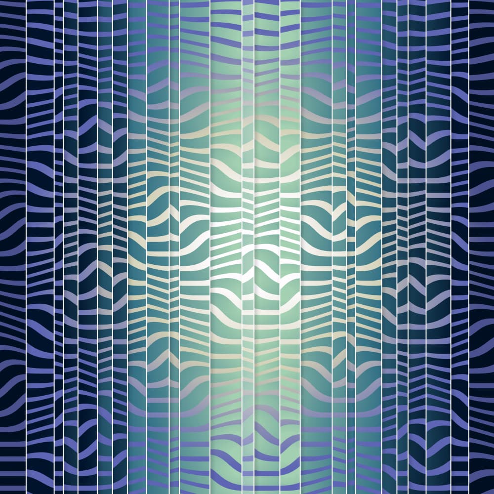 Abstract Gradient Waves by Angelo Cerantola — canvas wall art