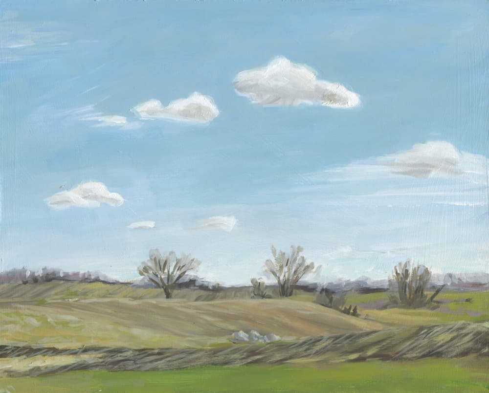 Open Countryside Landscape by Carrie Arnold — canvas wall art