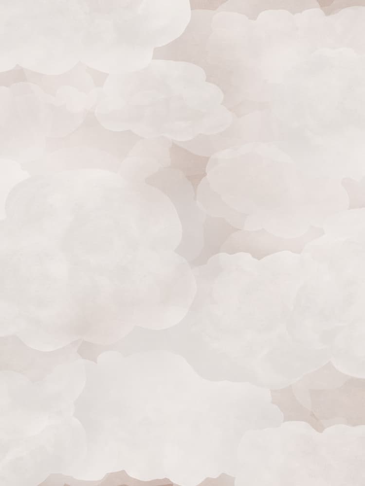 Soft Dreamy Clouds by Karen Menzenbach — canvas wall art