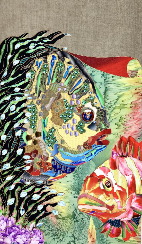 Vibrant Tropical Fish by Kostyantin Malginov — canvas wall art