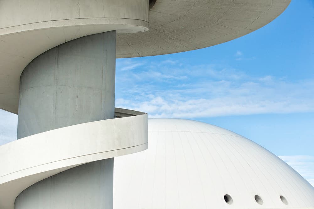 Concrete Spiral Dome by Joan Gil Raga — canvas wall art