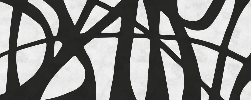 Organic Tangled Lines by Vitor Costa — canvas wall art