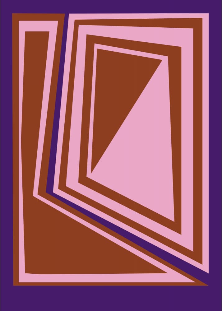 Dynamic Geometric Abstract by SERGIO ORTIZ — canvas wall art