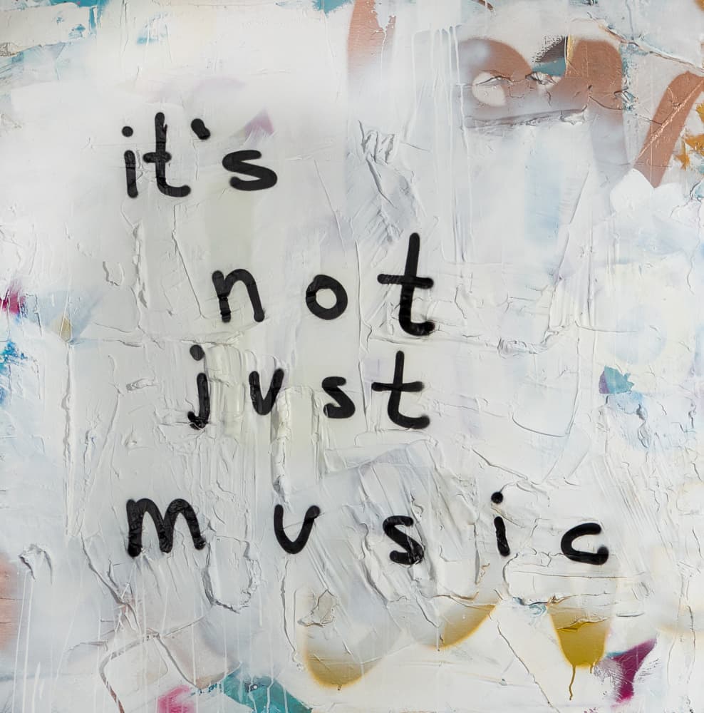 Not Just Music by kent youngstrom — canvas wall art