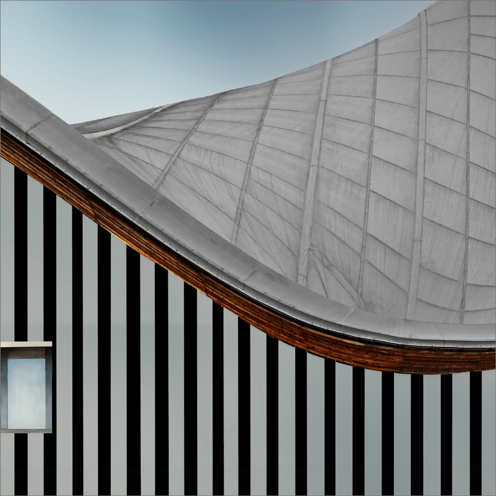 Curved Architectural Design by Gilbert Claes — canvas wall art