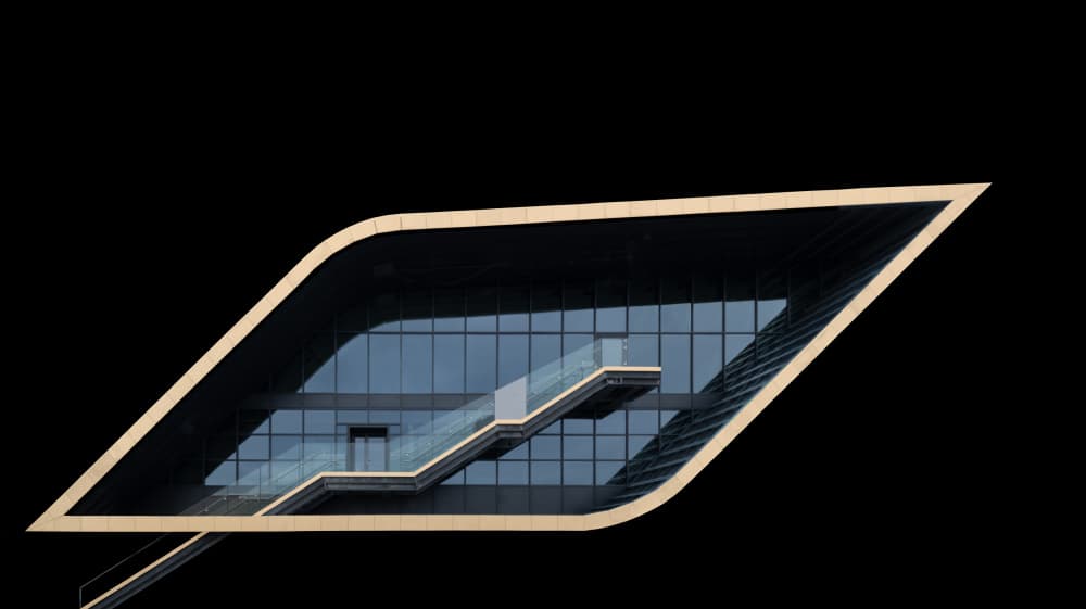 Modern Architectural Lines by Rolf Endermann — canvas wall art