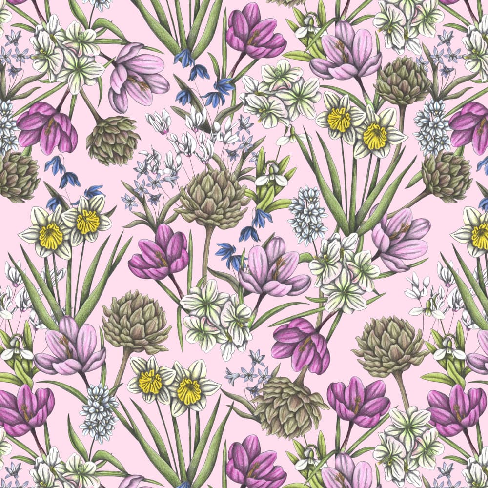 Spring Floral Medley by Cecilia Battaini — canvas wall art