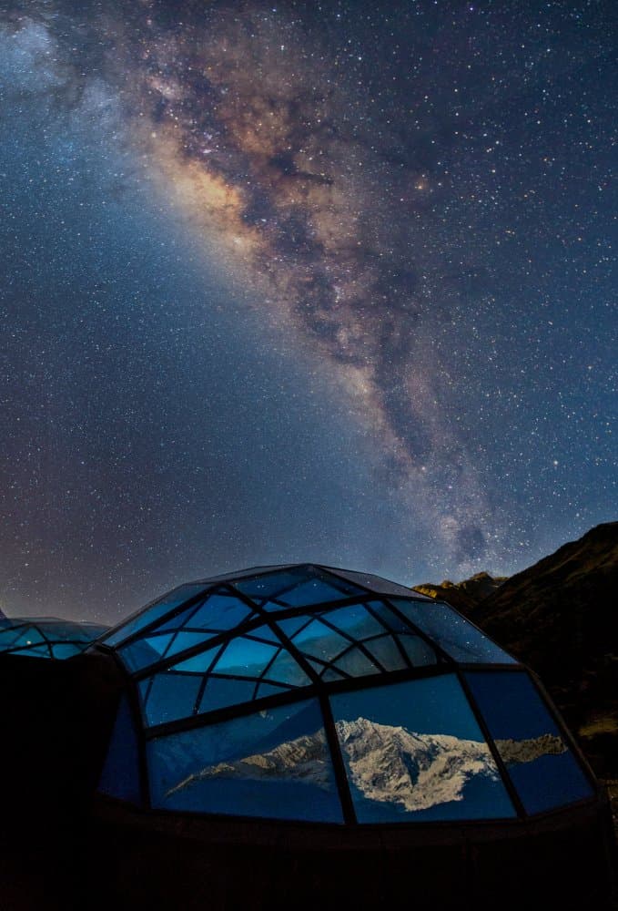 Milky Way Dome Reflection by Dianne Mao — canvas wall art