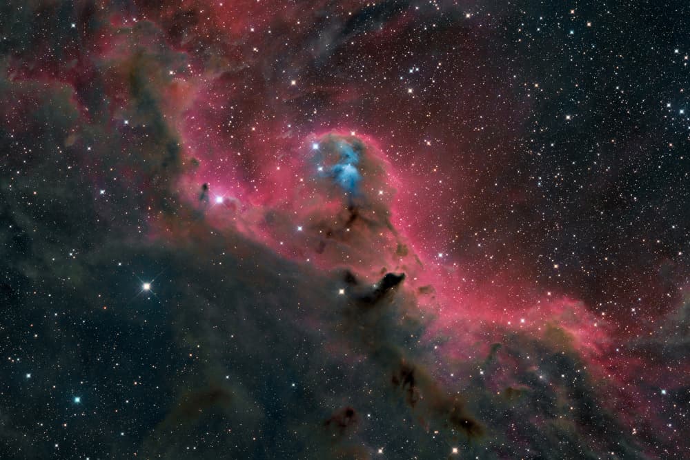 Deep Space Nebula by Vikas Chander — canvas wall art