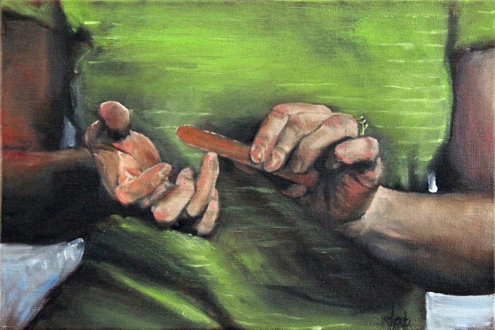Nailing It by Duane A. Brown — canvas wall art