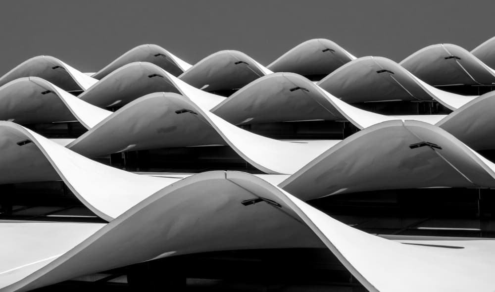 Modern Wave Architecture by HAN dong hee — canvas wall art