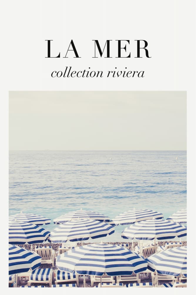 Riviera Beach Umbrellas by Talitha McQueen — canvas wall art