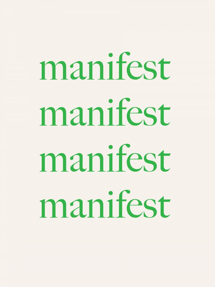 Manifest Your Dreams by Talitha McQueen — canvas wall art