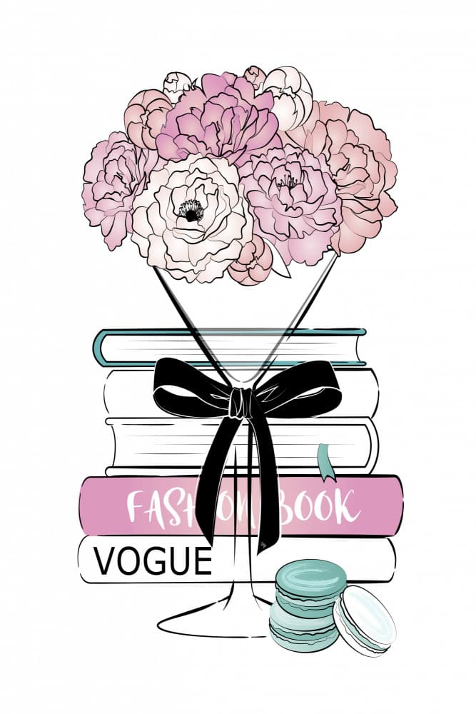 Glam Fashion Stack by Martina — canvas wall art