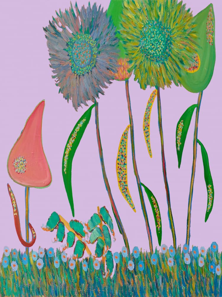 Whimsical Dream Garden by Helen Joynson — canvas wall art