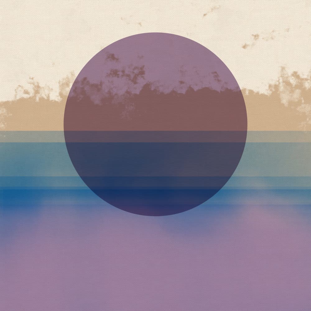 Abstract Sunset Horizon by Dina Dankers — canvas wall art
