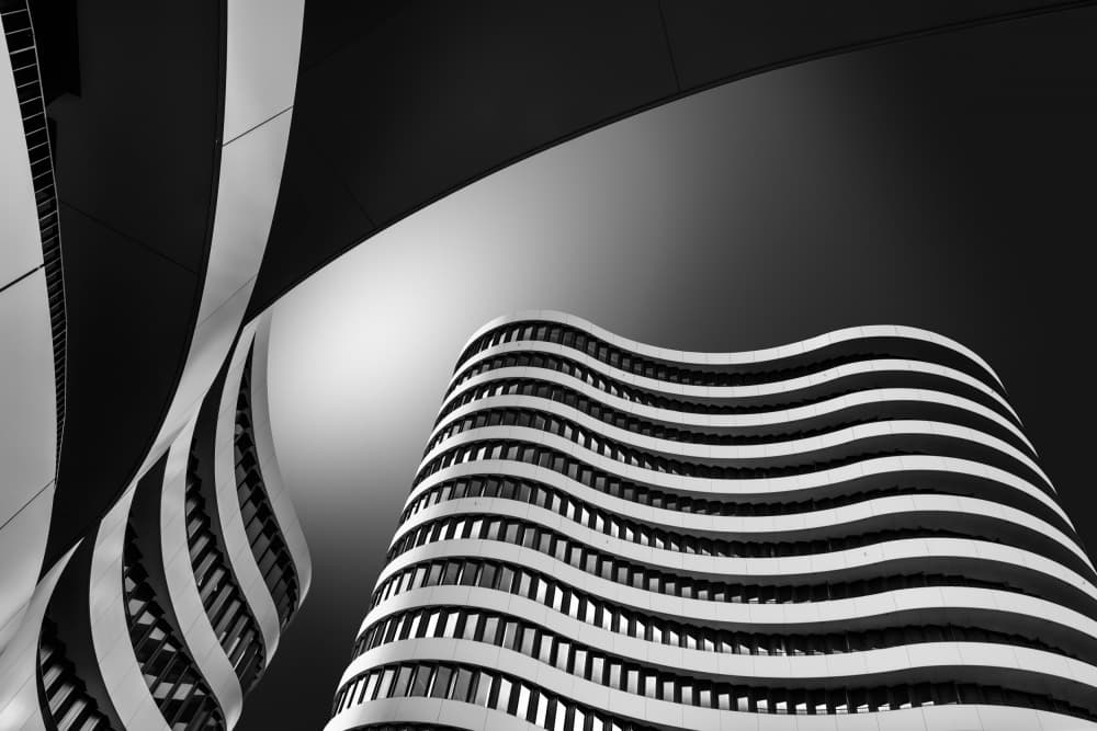 Dynamic Urban Curves by Antoni Figueras — canvas wall art
