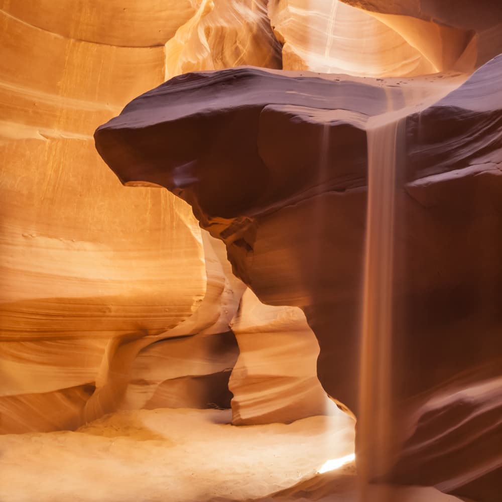Canyon Sandfall Light by Melanie Viola — canvas wall art